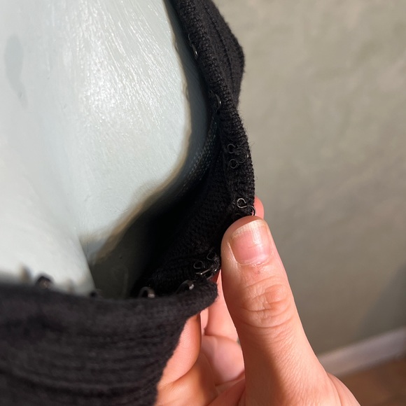 GUESS, Black Knit Halter Crop Top, Size XS, Like New - Picture 3 of 6